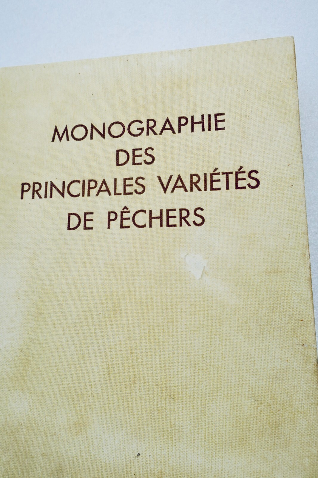 pêche CAILLAVET & SOUTY Monographie des principales variétés de pêchers 1950 - La Librairie Antique