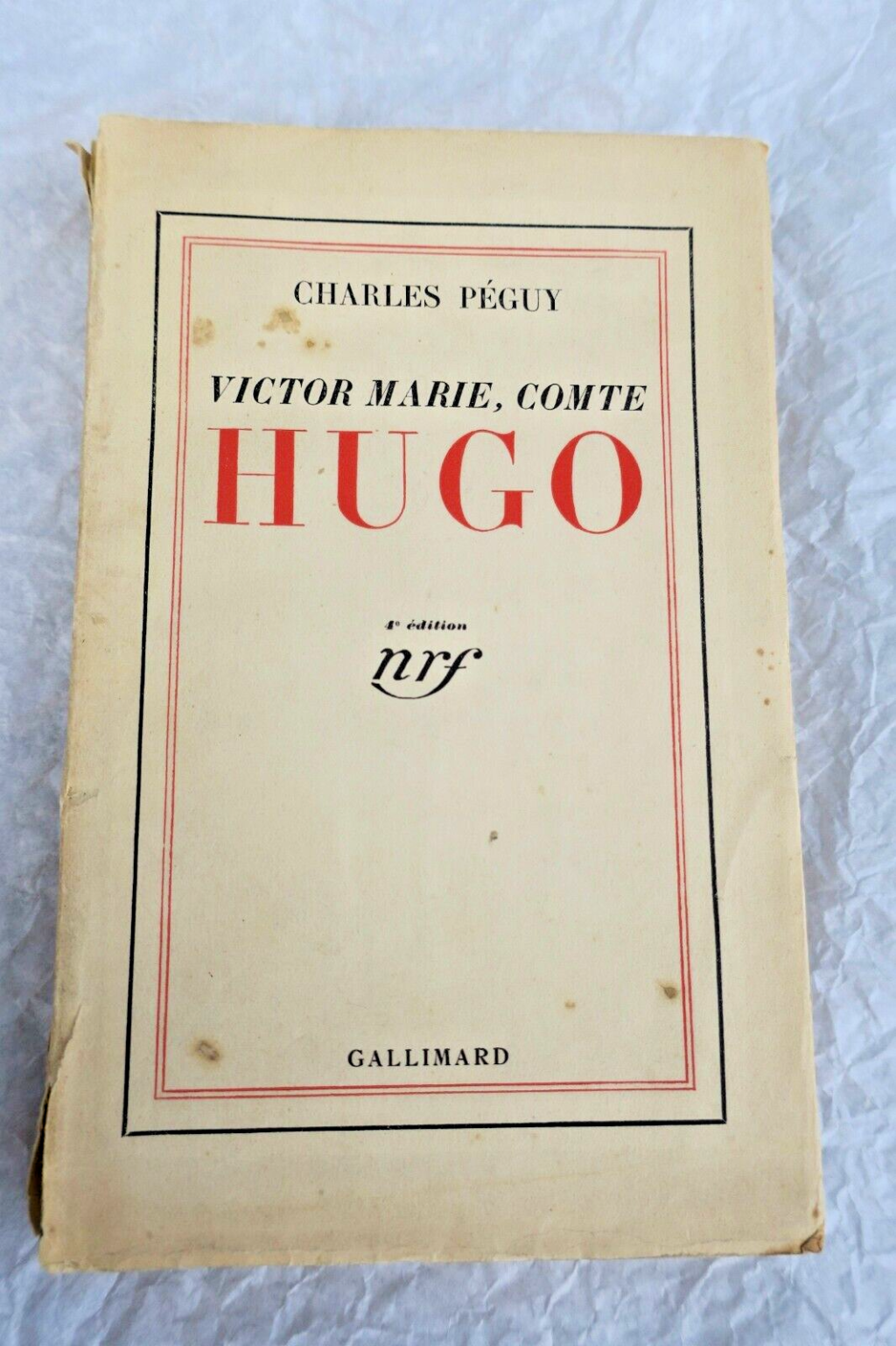 Victor-Marie Count Hugo - Critical Study