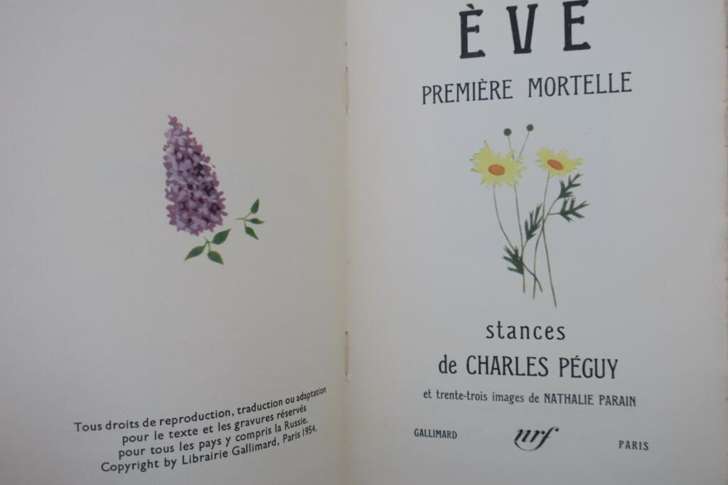 PEGUY EVE PREMIERE MORTELLE 1954