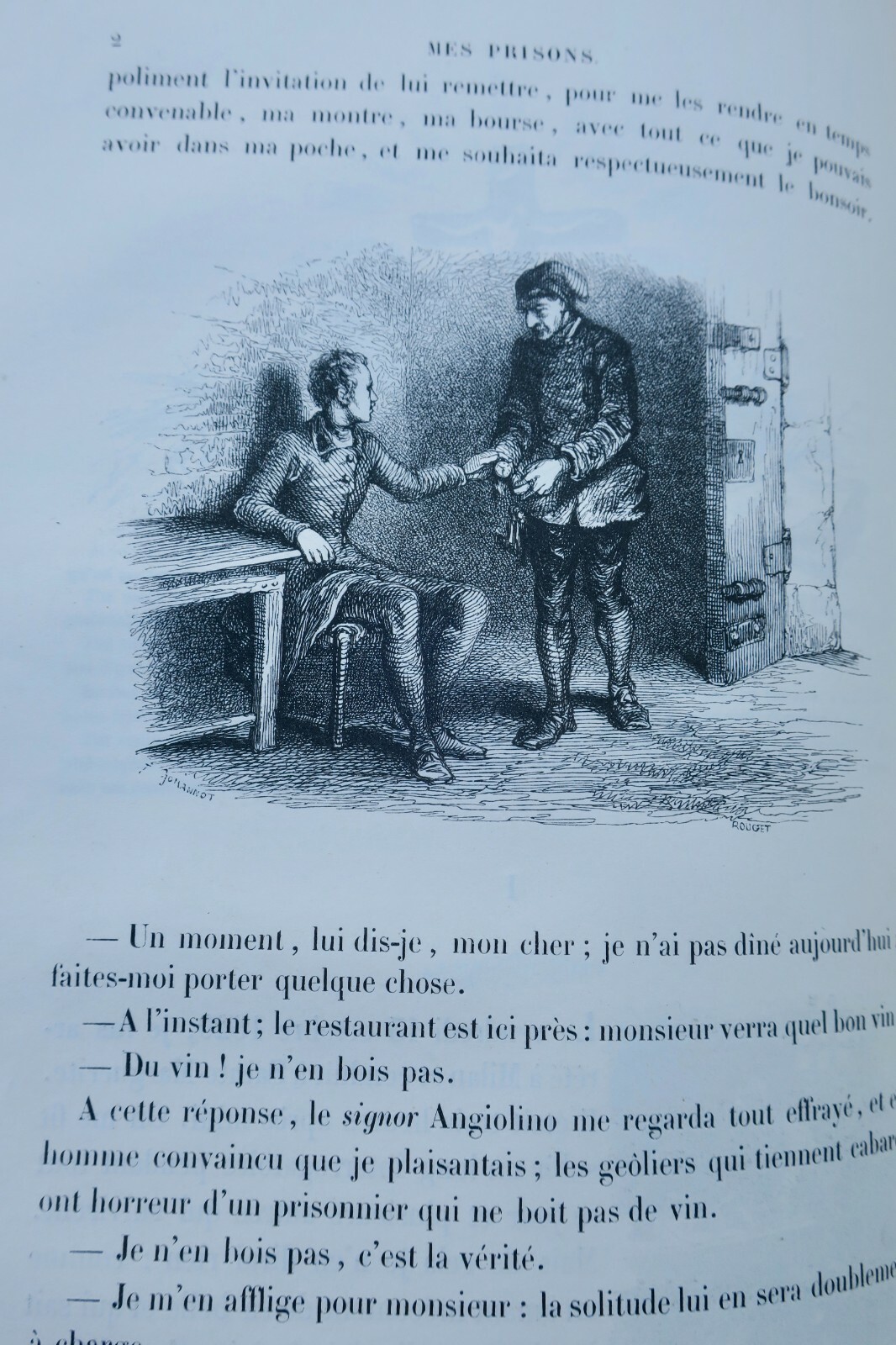 Pellico Mes prisons. Suivies du discours sur les devoirs des hommes EO 1843 - Image 11