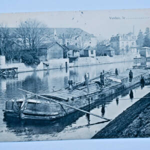 Peniche CPA Verdun, La Meuse Canalisée