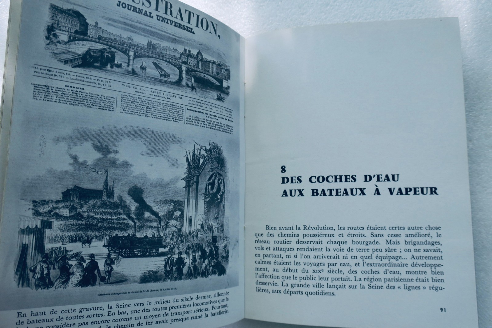 Eine Reise durch die Wasserstraßen<span class="lla-card-orig-wrap"><span class="lla-card-orig">❦ Peniche voyage aux longs jours La batellerie 1960</span></span> - La Librairie Antique