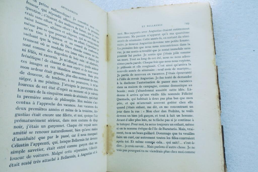 PEREZ DE AYALA Ramon APOLLONIUS ET BELLARMIN