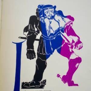 ミンネのオリジナル木版画による青ひげの物語
