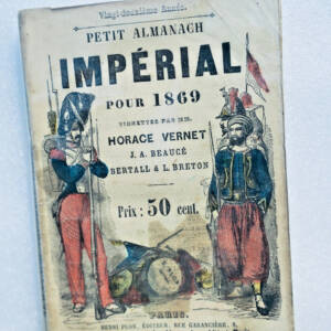 Petit Almanach Impérial pour 1869 Vernet Bertall & L. breton