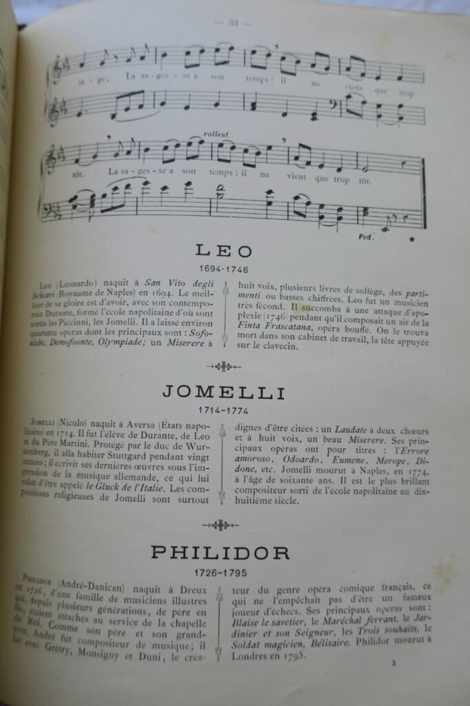 Petite anthologie des Maîtres de la musique depuis 1633 jusqu’à nos jours 1886
