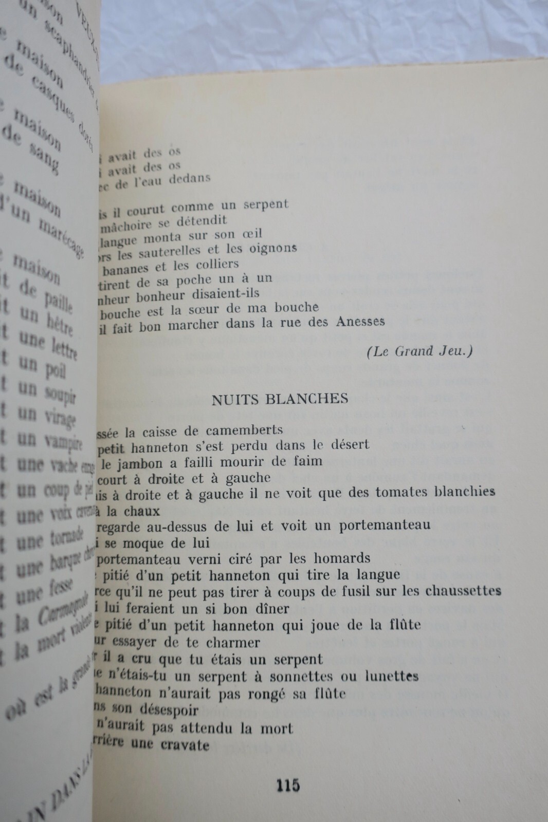 Surrealistische Gedichtanthologie<span class="lla-card-orig-wrap"><span class="lla-card-orig">❦ Petite Anthologie poétique du Surréalisme</span></span> - La Librairie Antique