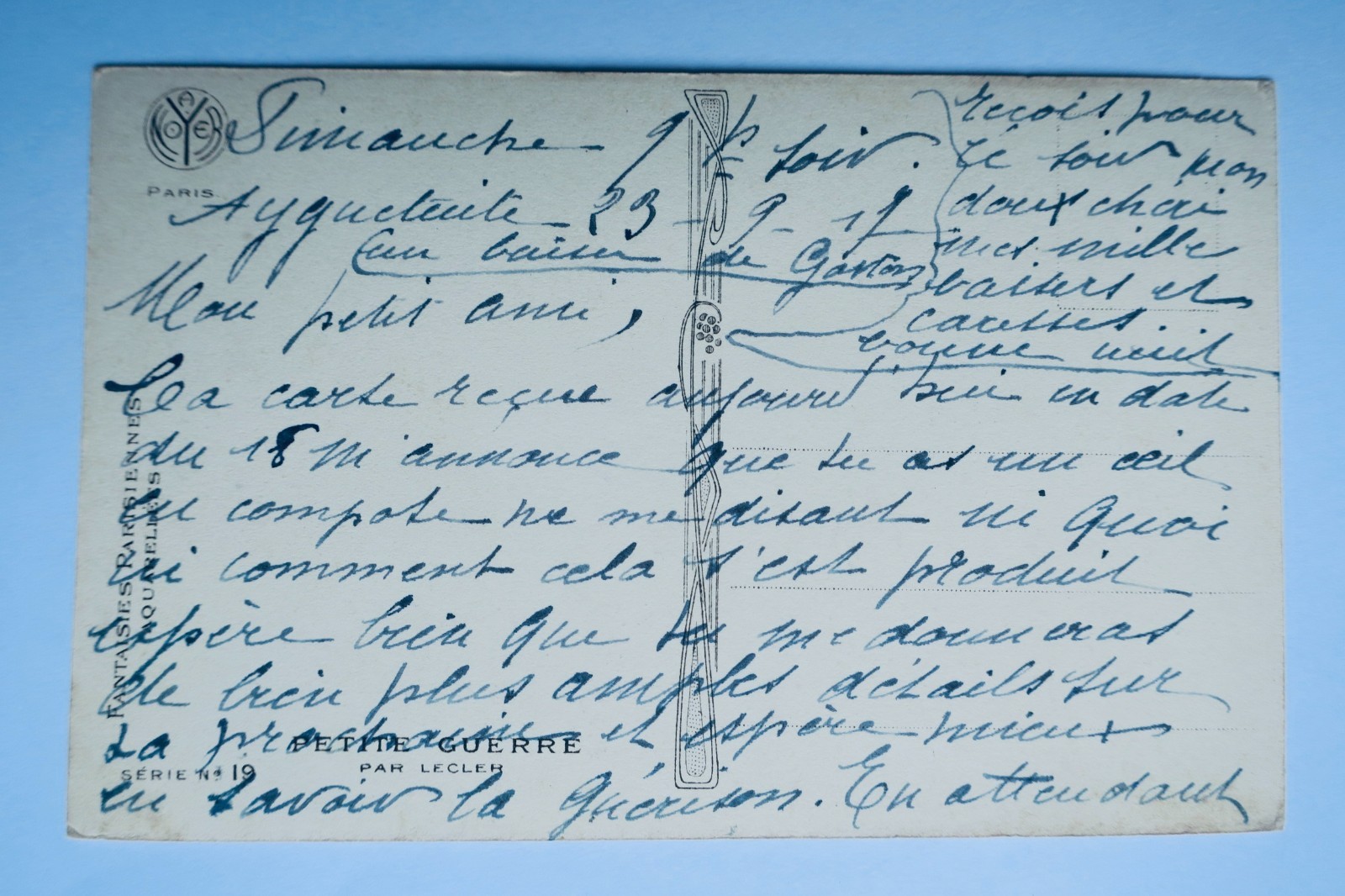 petite guerre par Lecler 1917 - La Librairie Antique