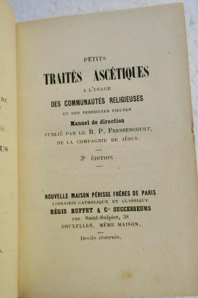 Petits traités ascétiques à l’usage des communautés religieuses