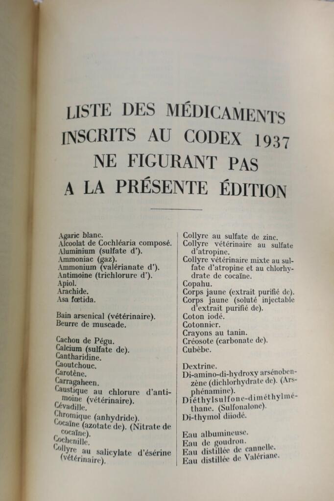 Französische Pharmakopöe von 1949