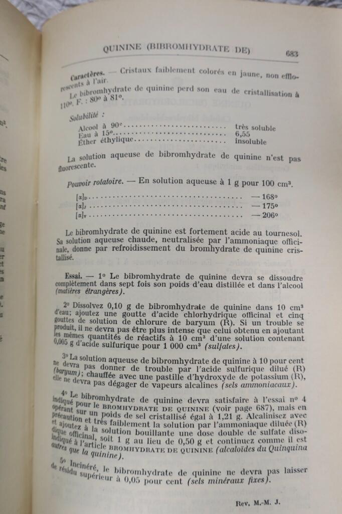 Französische Pharmakopöe von 1949