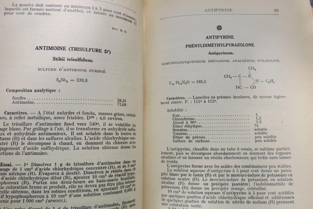 Französische Pharmakopöe von 1949