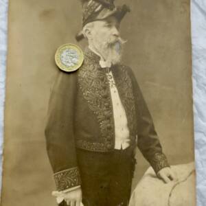 Photo ancienne ACADEMICIEN 160 x 200 mm.