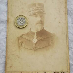 Photo ancienne GENERAL MAILLARD 170 x 105 mm. + dédicace
