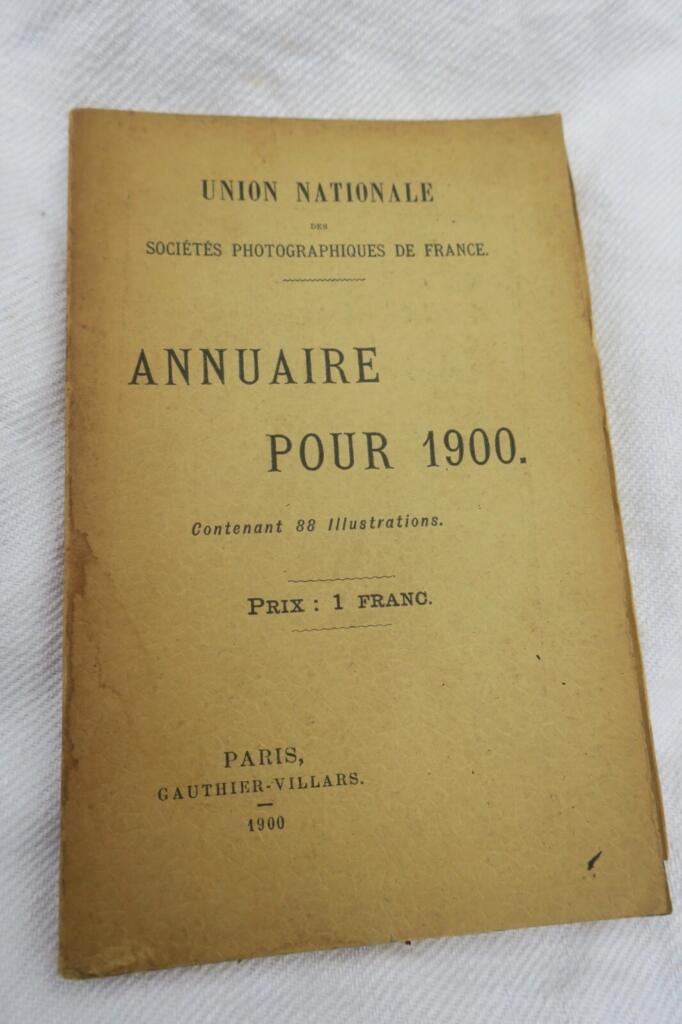 Fotografische Gesellschaft Jahrbuch 1900