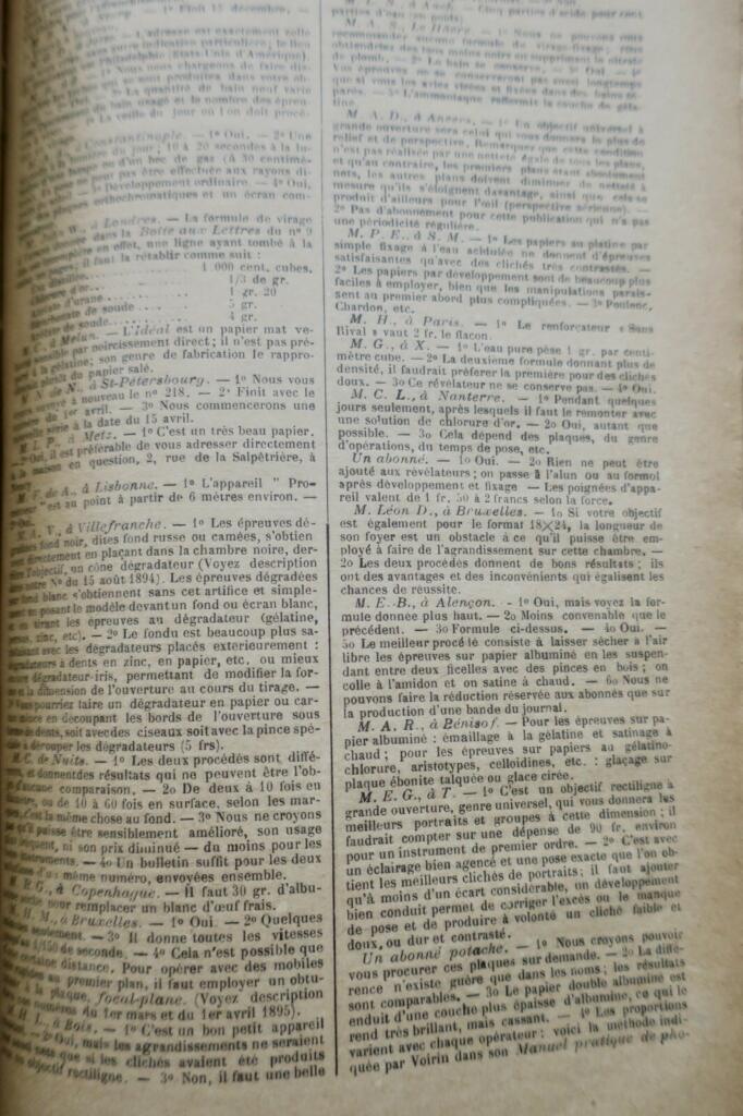 Photography enthusiasts' journal from 1895