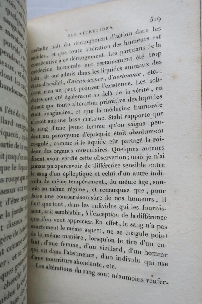 physiologie RICHERAND Elémens de Physiologie 1825