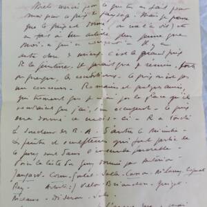 Picart Ledoux lettre autographe signée