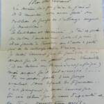 Eigenhandig unterzeichneter Brief von Picart Ledoux