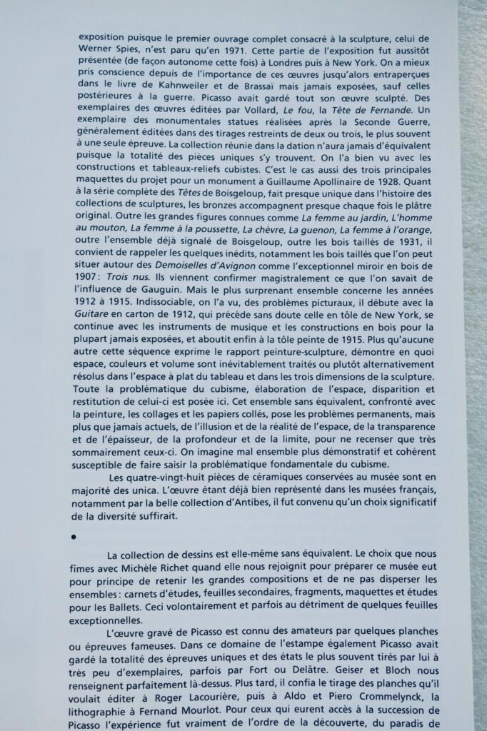 毕加索美术馆 收藏品目录 第一卷