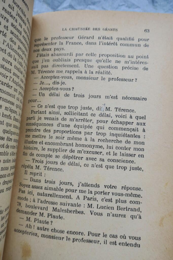 Pierre BENOIT « La Chaussée des géants »