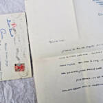 Handschriftlicher Brief von Pierre Benoit