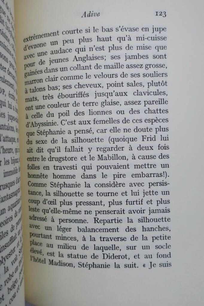 Ein Werk von PIEYRE DE MANDIARGUES