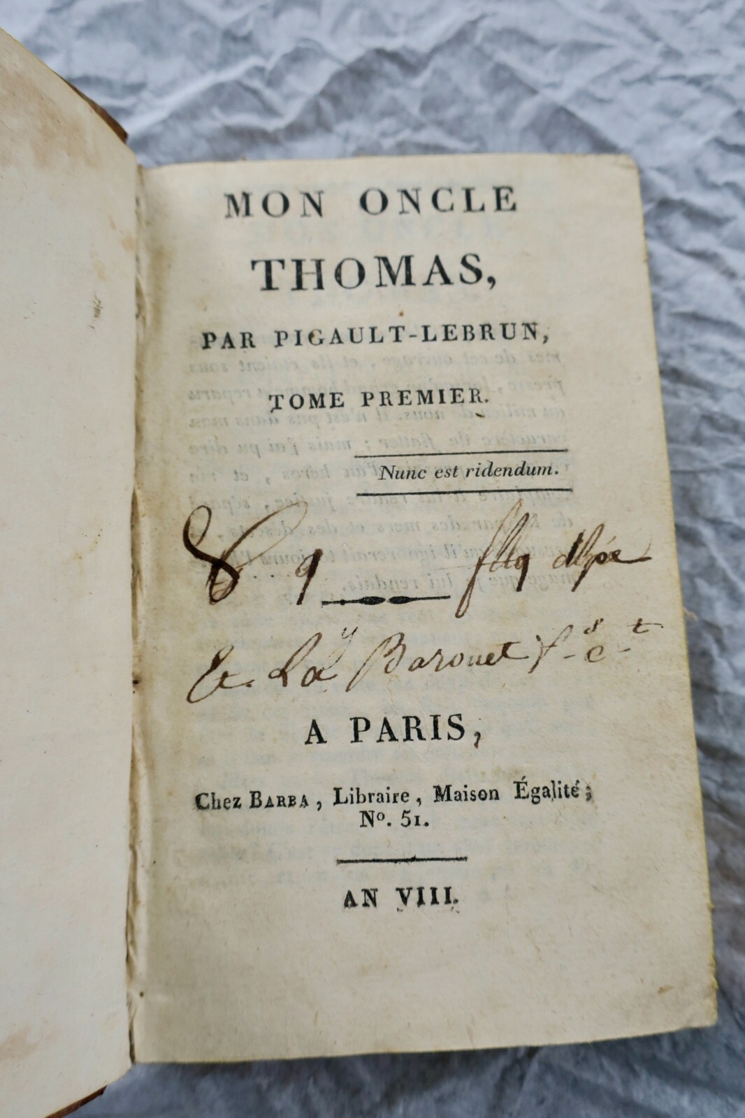 My Uncle Thomas by PIGAULT-LEBRUN (1800) - Image 2