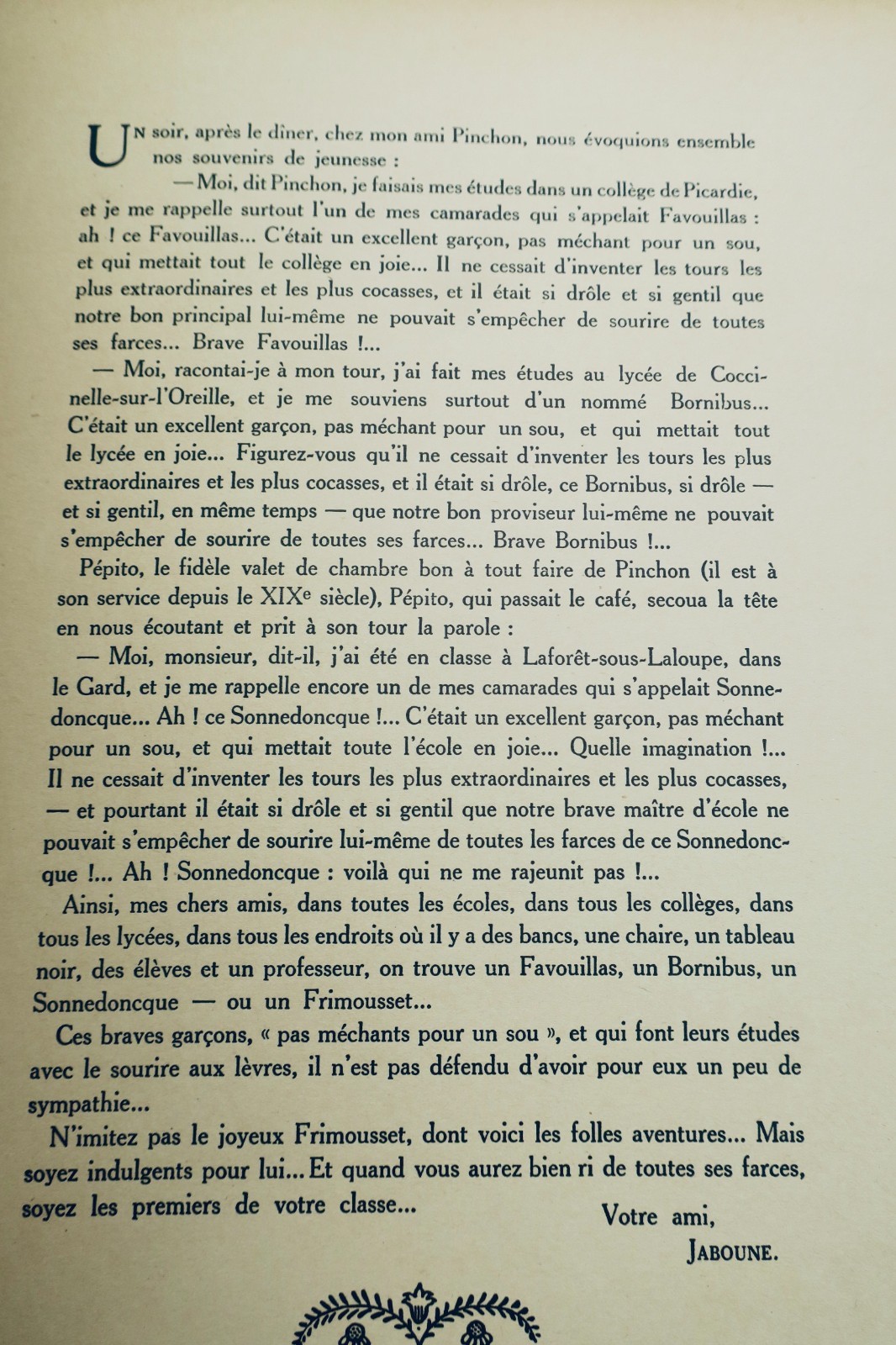 Frimousset in der Schule<span class="lla-card-orig-wrap"><span class="lla-card-orig">❦ PINCHON. Frimousset au collège</span></span> - La Librairie Antique