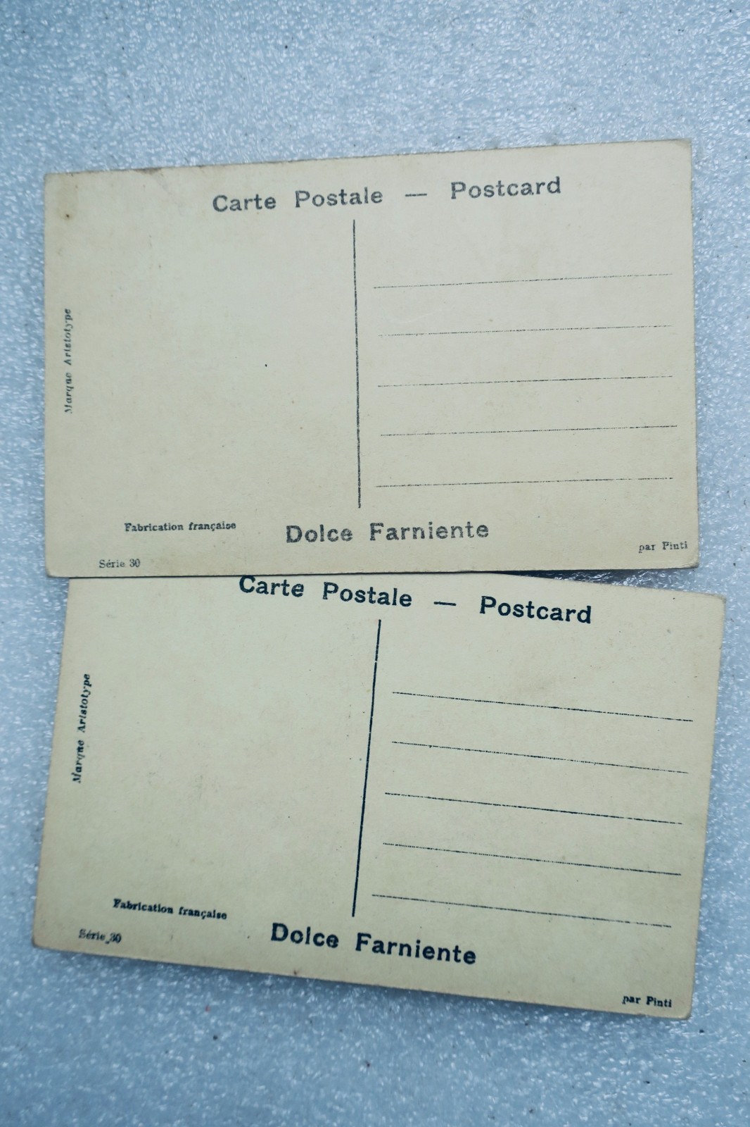 Pinti Dolce farniente 2 cartes de charme - La Librairie Antique