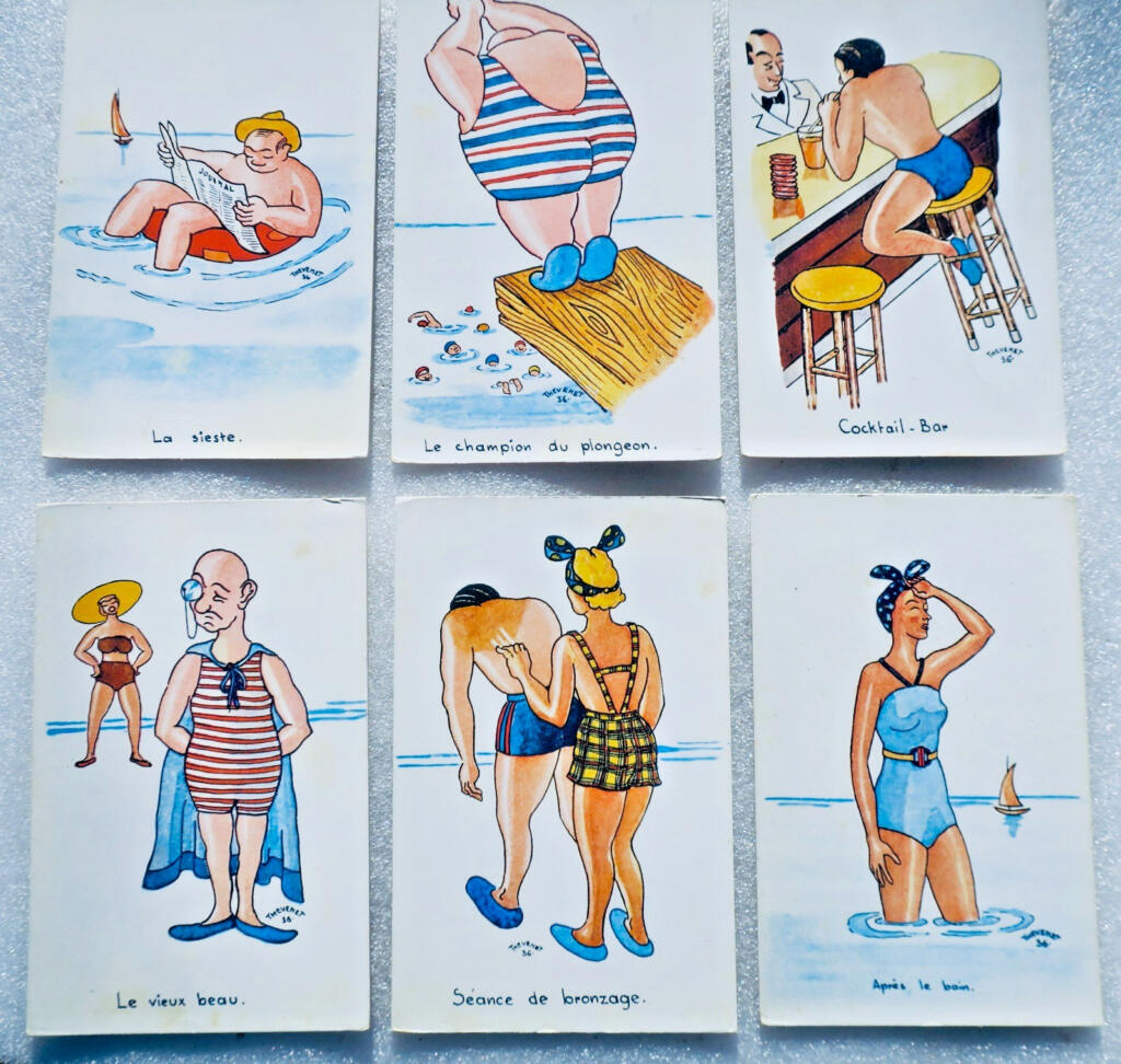 Mer Thevenet Beach - Set of 6 Postcards