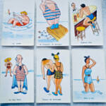 plage MER THEVENET 6 cartes postales