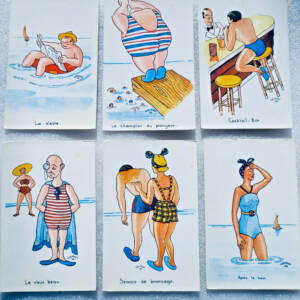 plage MER THEVENET 6 cartes postales