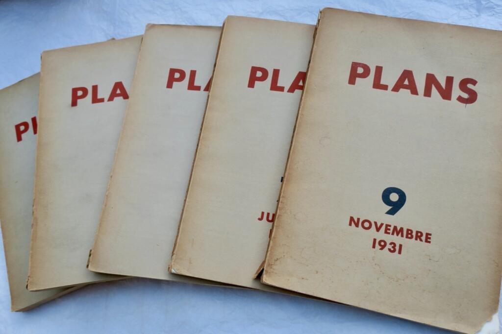 PLANS. Monthly journal 1931