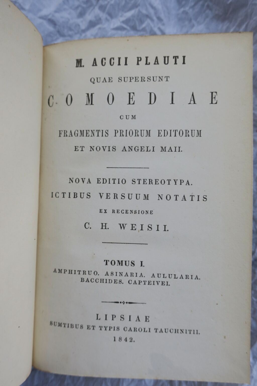 Classical Latin Comedies and Works