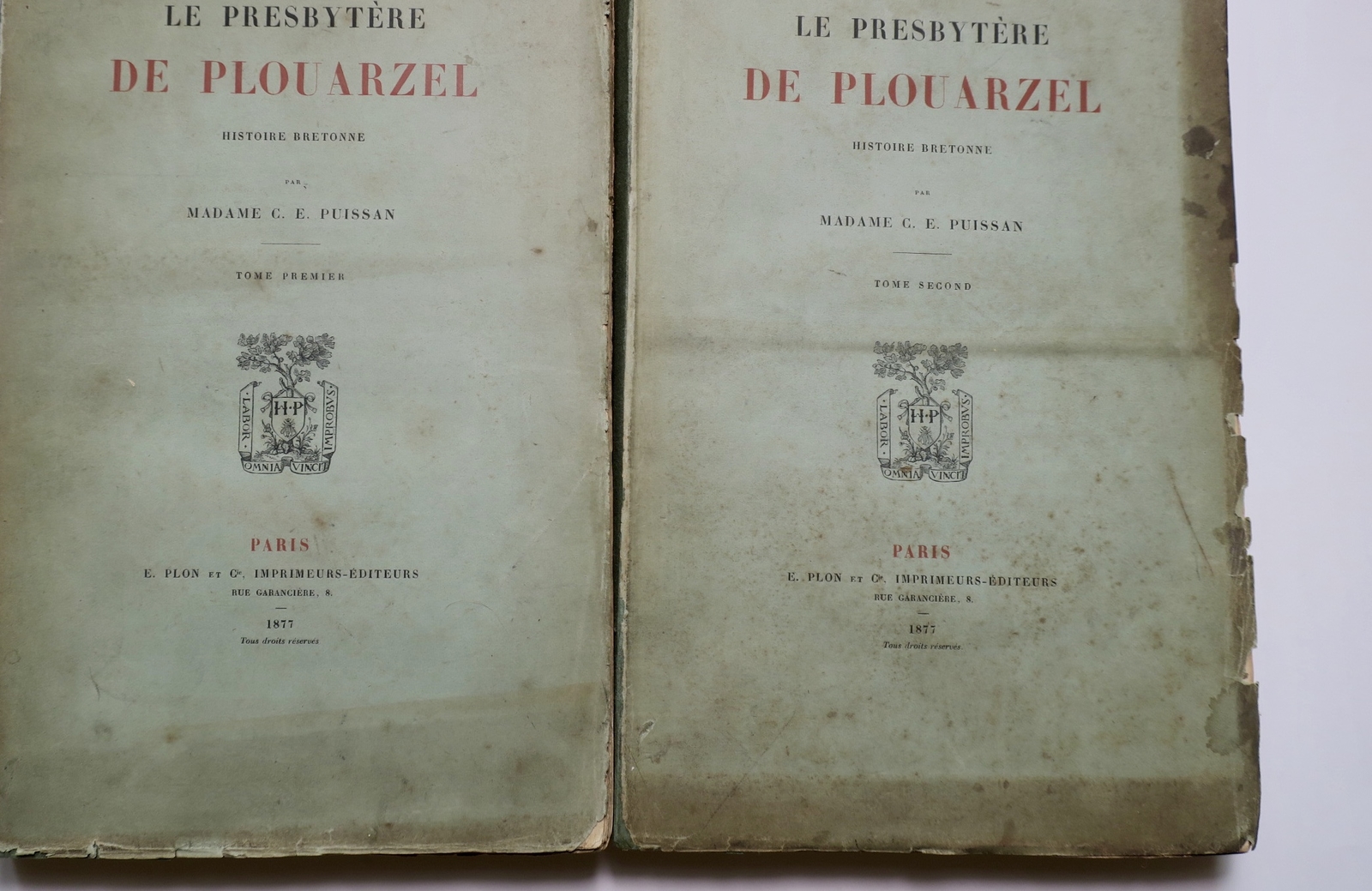 19世紀ブルターニュの教区の生活<span class="lla-card-orig-wrap"><span class="lla-card-orig">❦ Plouarzel le presbytère de Plouarzel 1877</span></span> - La Librairie Antique