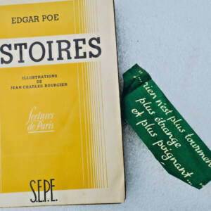 POE Edgar Histoires 1947 illustrations de Bourcier traduction de Baudelaire