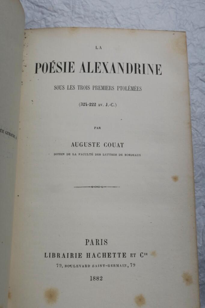 Alexandrinische Dichtung Unter den Frühen Ptolemäern