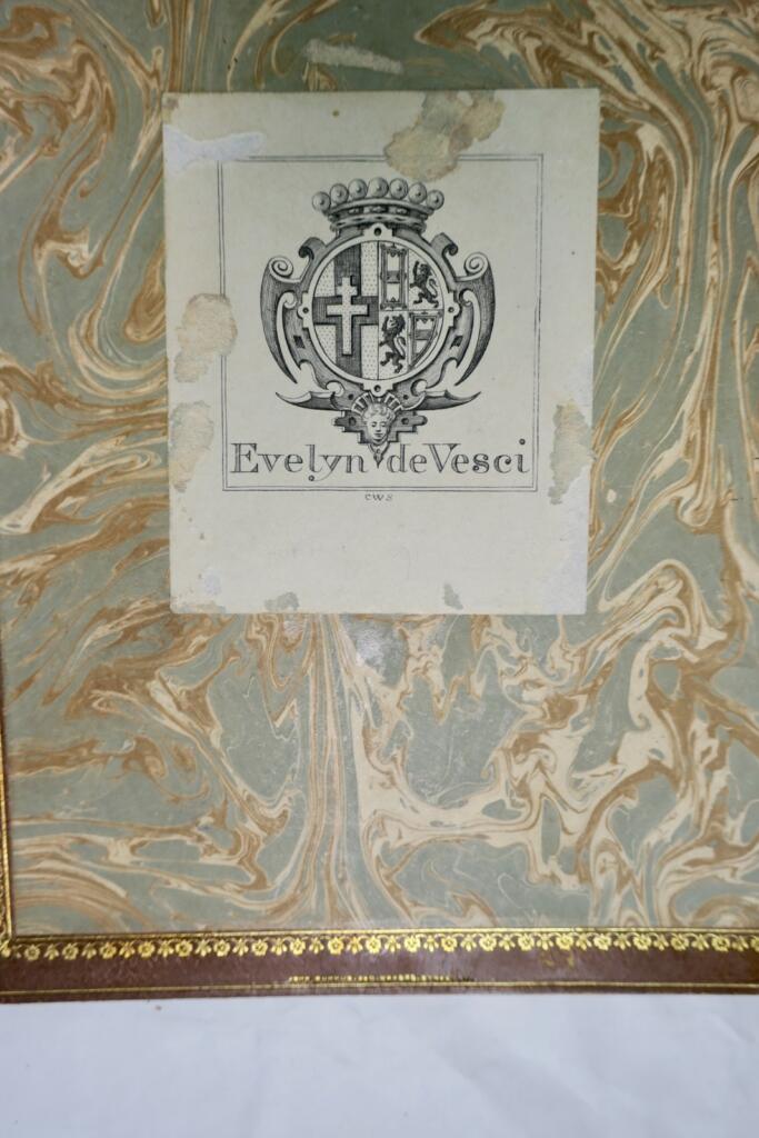 Collected works of Browning in fine leather