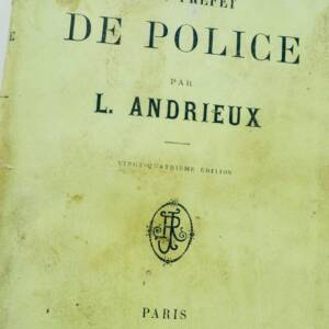 Police SOUVENIRS D'UN PREFET DE POLICE 1885