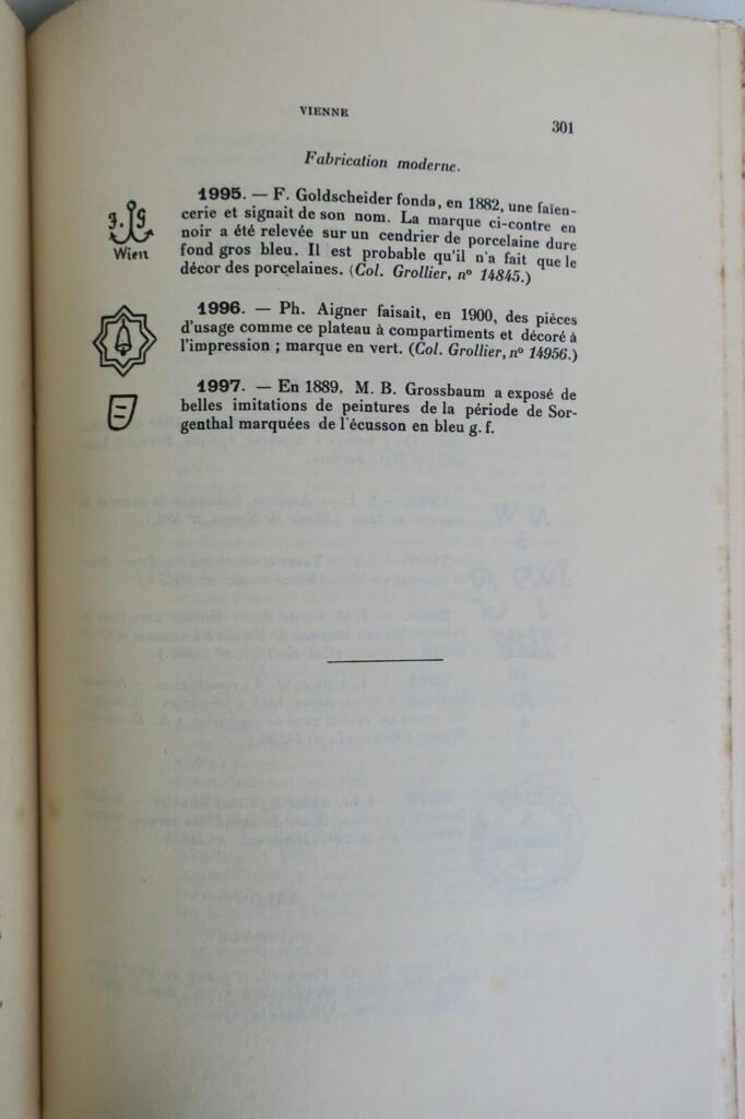 European Porcelain Manufacturers & Marks Reference