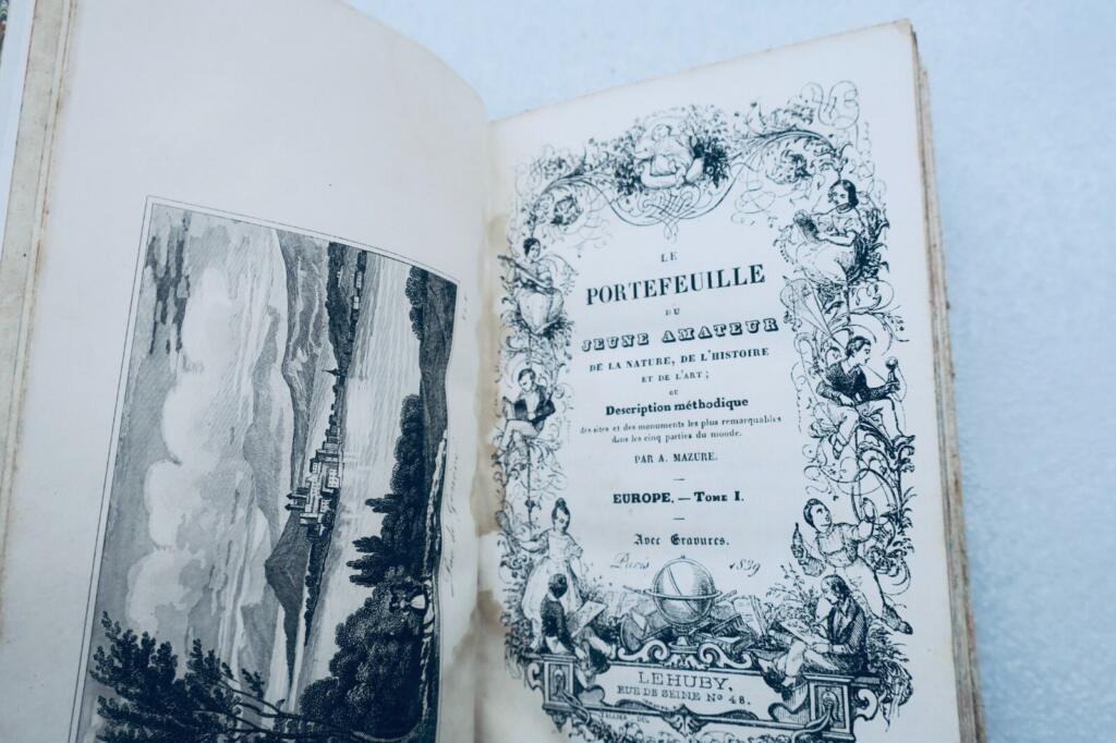 portefeuille du jeune amateur de la nature, de l’histoire et de l’art