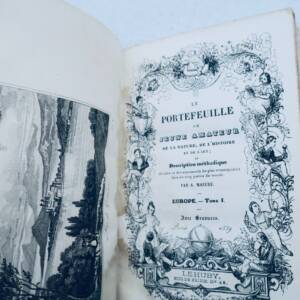 portefeuille du jeune amateur de la nature, de l'histoire et de l'art
