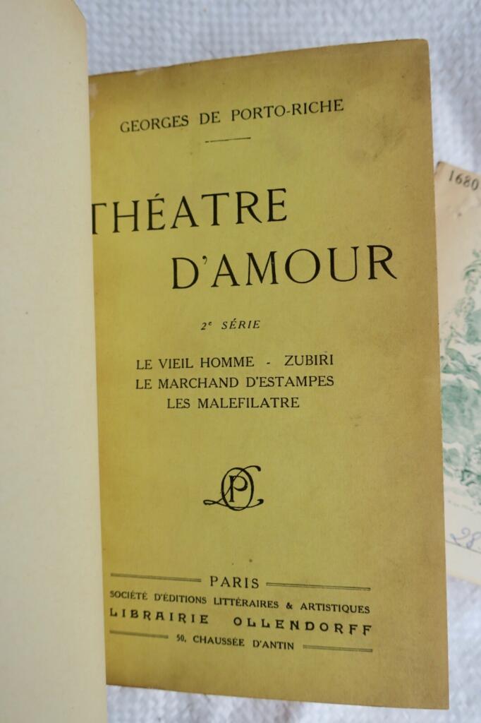 PORTO-RICHE Théâtre d&rsquo;amour DÉDICACE