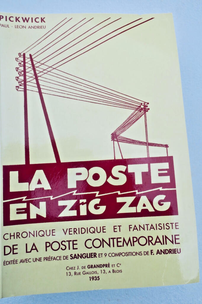 Poste La Poste en zig-zag. Chronique véridique et fantaisiste de la poste 1935