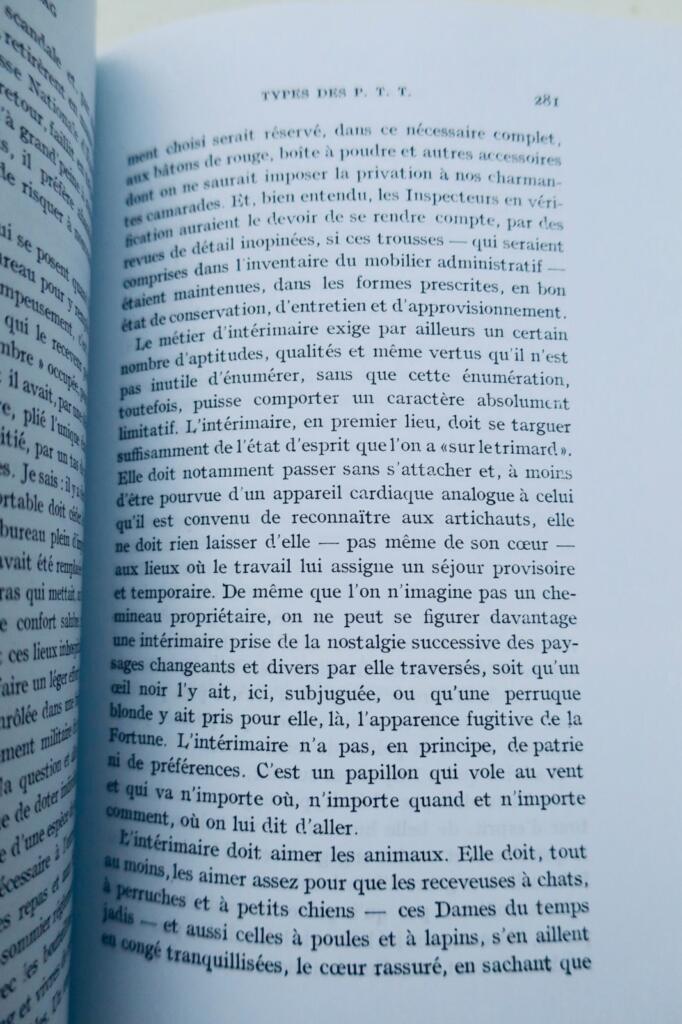 Poste La Poste en zig-zag. Chronique véridique et fantaisiste de la poste 1935