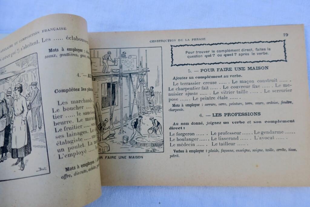 French Vocabulary and Composition Practice