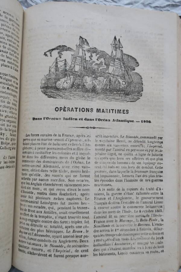 Exacto Victorias, Conquistas Y Solapa De en Francés Desde 1792 Hasta 1845