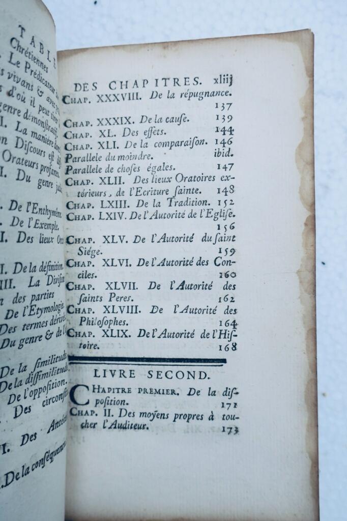 prédication RHETORIQUE DU PREDICATEUR 1750