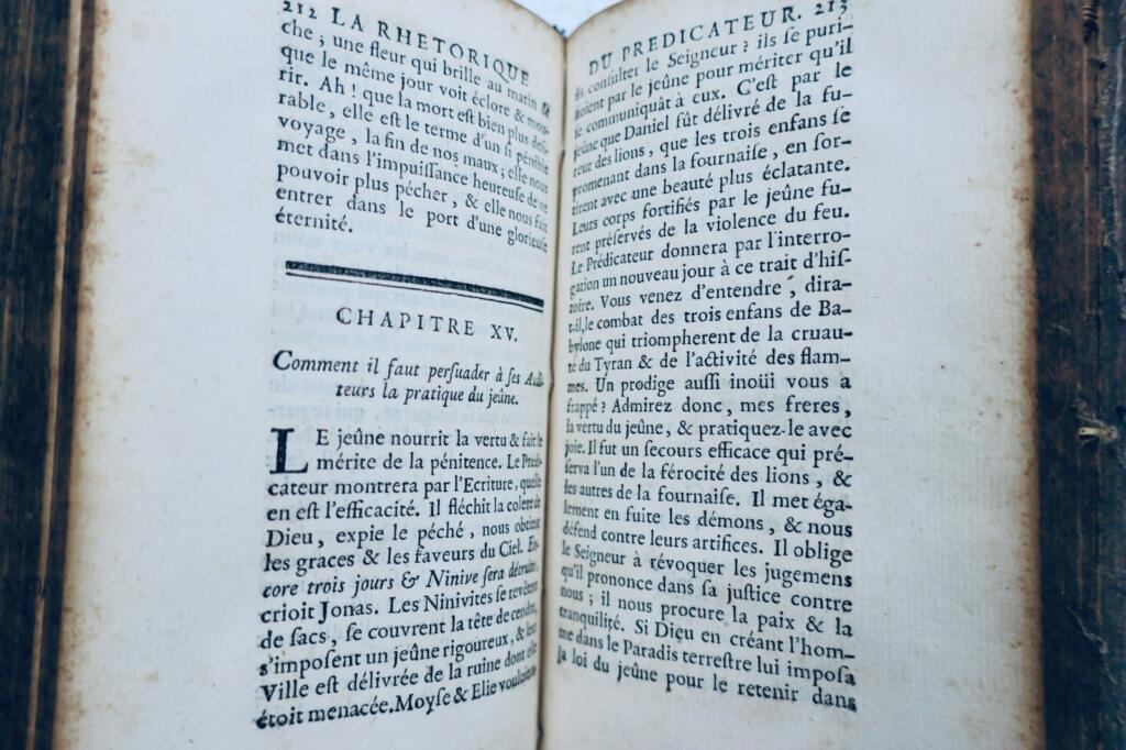 prédication RHETORIQUE DU PREDICATEUR 1750
